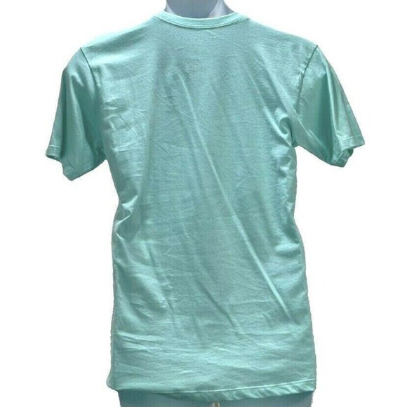 Brooklyn Graphic Mint Green T-Shirt By Rebels & Nomads Medium 100% Cotton - Picture 2 of 3